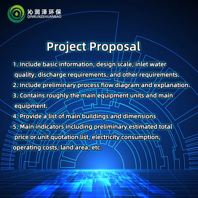 Proposal For Sewage Treatment Project of Domestic waste landfill Process Flow Diagram Unit Quotation And Operating Costs