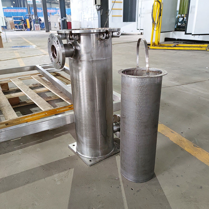 SS304 316 316L Stainless Steel Basket Filter 800um To 3mm For Water Treatment