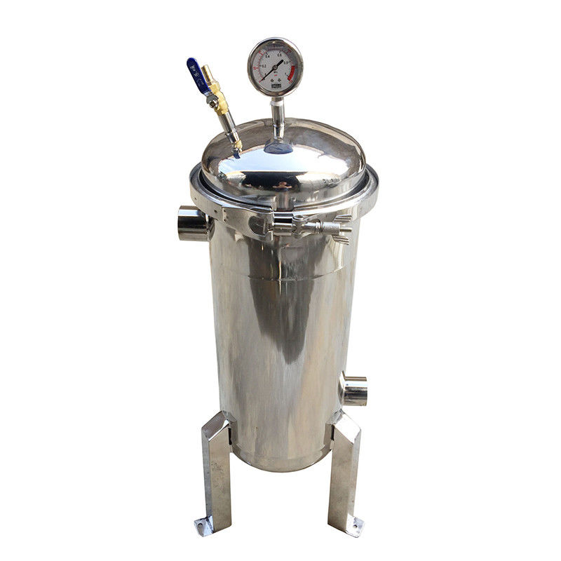 0.6MPa 1.0MPa Stainless Steel Pressure Bag Filter For Precision Filtration In Water Treatment