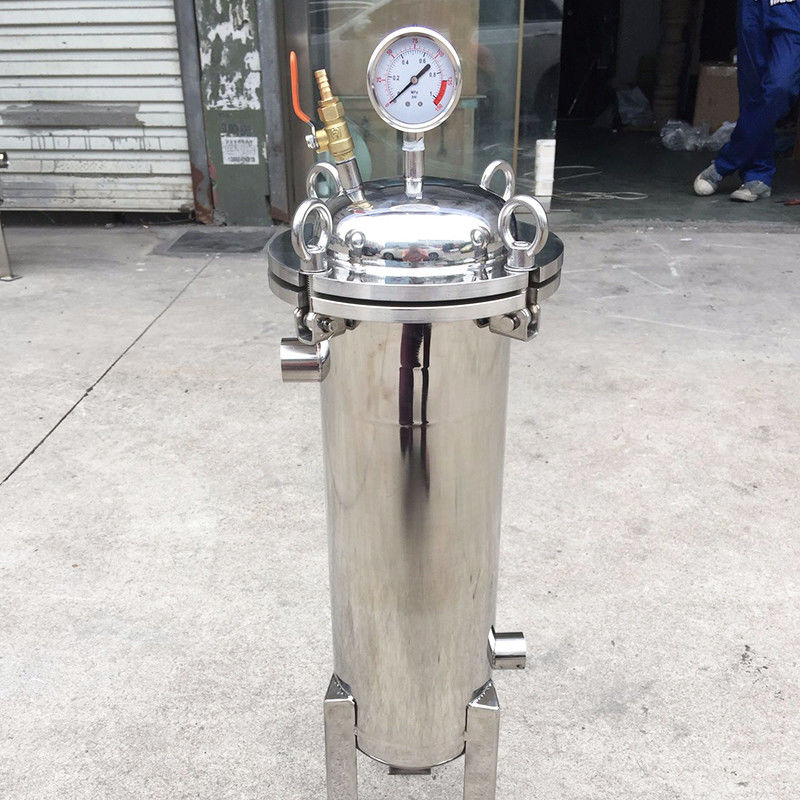 0.6MPa 1.0MPa Stainless Steel Pressure Bag Filter For Precision Filtration In Water Treatment