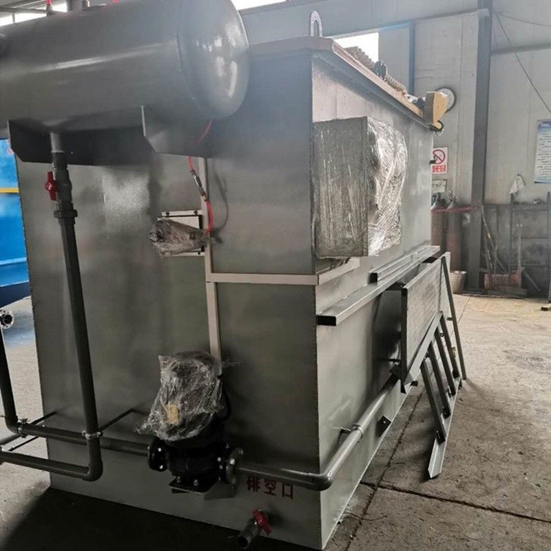 PLC Control Dissolved Air Flotation Machine For Aquaculture Slaughterhouse Water Treatment