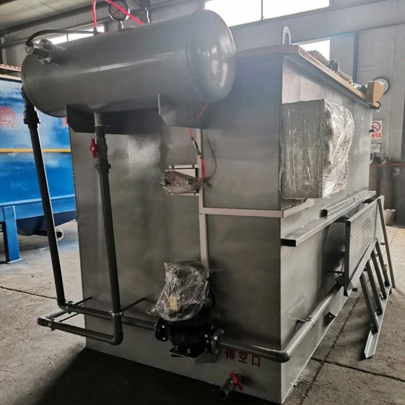 PLC Control Dissolved Air Flotation Machine For Aquaculture Slaughterhouse Water Treatment