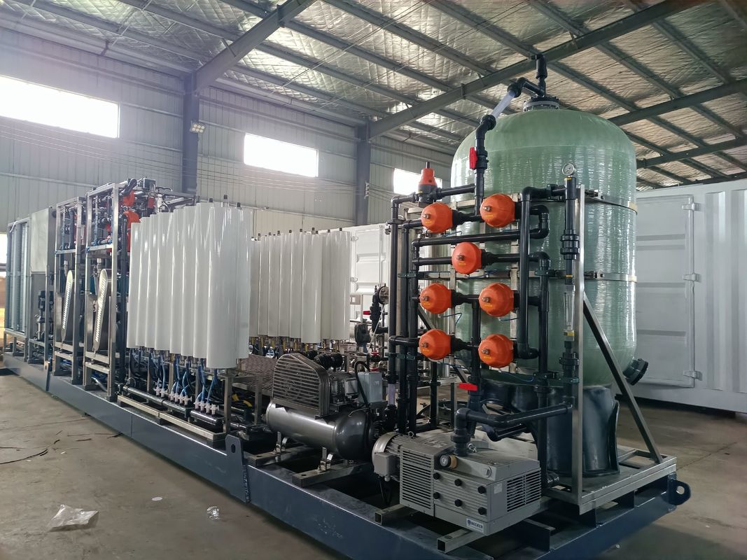 Sewage Treatment Skid Mount Disc Tubular Reverse Osmosis System For Waste And Tap Water