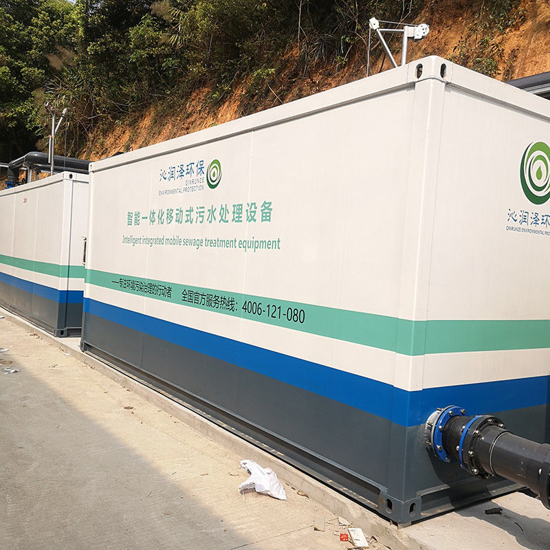 Customizable Packaged Sewage Treatment Plant Units For Hotel Resorts And Village，Fully quantified processing equipment