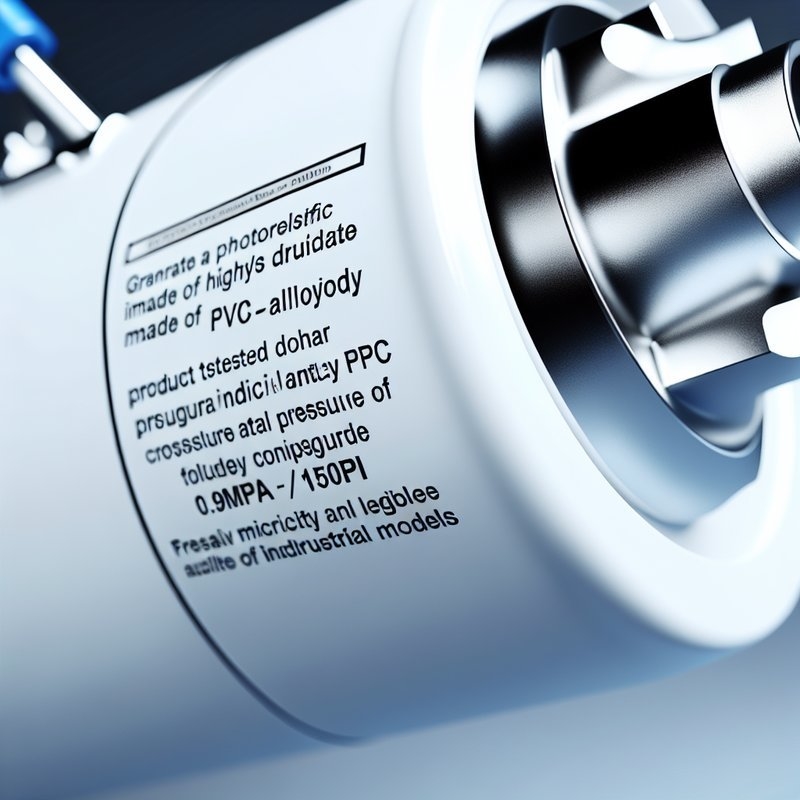 Highly Durable PVC Alloy with Testing Pressure 0.9Mpa 150psi According to Models