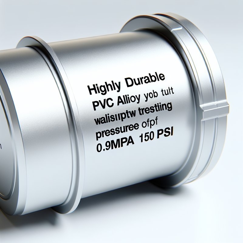 Highly Durable PVC Alloy with Testing Pressure 0.9Mpa 150psi According to Models